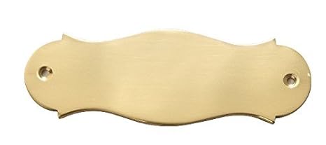 EDEL DESIGN FANTASY GROSS MASSIV MESSING TÜRSCHILD 12,2 x 0,5 x 4,2 cm inkl. wunsch Gravur