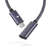 USB C Extension Cable(6FT/1.84M)，Stouchi USB Type C 3.1 Male to Female Fast Charging & Audio Data Transfer Cable Compatible for Nintendo Switch, Thunderbolt 3 MacBook Pro, Google Pixel 2 2 XL 3