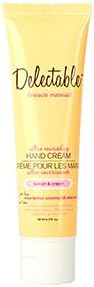 Delectable by Cake Beauty Ultra Nourishing Hand Cream to Go,  Travel Size, Lemon &amp; Cream