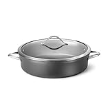 Calphalon Contemporary Hard-Anodized Aluminum Nonstick Cookware, Sauteuse Pan, 7-quart, Black - 1876962