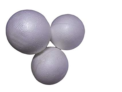 Pack Of 12 Thermocol Balls For Art Craft School Projects