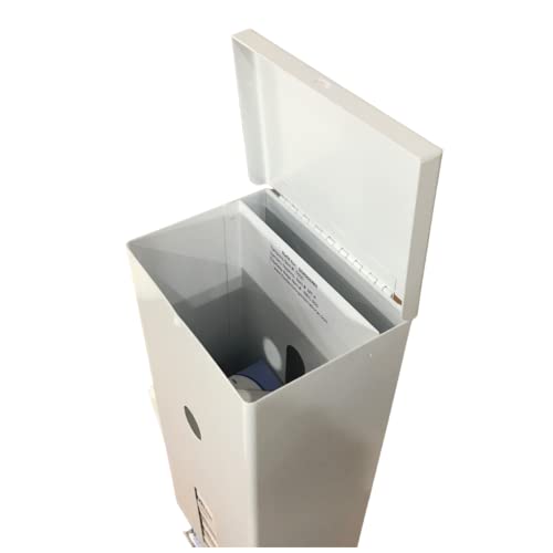Sanitary Napkin And Tampon Dispenser Prefilled Free Vending White Metal
