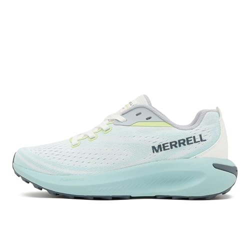 Merrell Women's Morphlite Trail Running Shoe, White/Frost Blue, 10.0