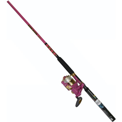 UPC 010205927347, Master Fishing Tackle RLP30/RHP60 Medium Lite Combo, 2 Piece (6-Feet, Pink)