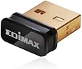 Edimax EW-7811Un 150Mbps 11n Wi-Fi USB Adapter, Nano Size Lets You Plug it and Forget it, Ideal for Raspberry Pi / Pi2, Supports Windows, Mac OS, Linux (Black/Gold)