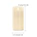 Flameless candle, LED Candle with Remote and timer 6