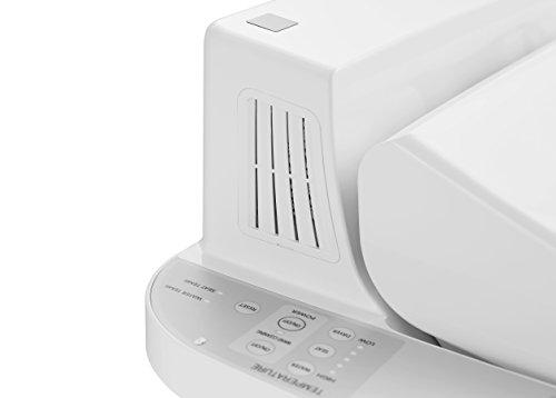 Cascadia Smart Toilet Seat with Arm Control Panel by Pacific Bay - Features Bidet, Instant Heating Water, a Heated Seat, Multiple Cleaning Settings, a Heated Dryer, and a Deodorizer - NEW 2019 Model