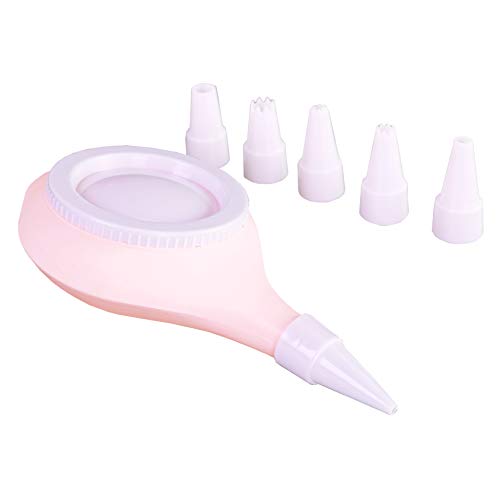 Durable Silicone Frosting Tips Piping Pastry Bag Kit Set Pink Decorating Kit Cakes Cookies Desserts Baking Birthday Party Supplies Event Planning Bakery Kitchen Utensil Tool