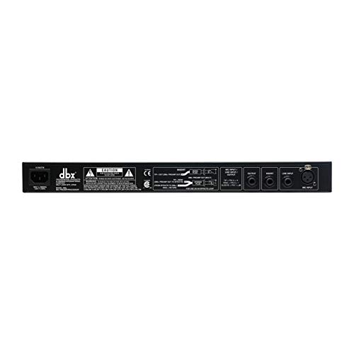 dbx DBX286SV Instrument, Microphone Preamp & Channel Strip Processor, with Compression, De-Esser, Enhancer, Expander/Gate, Loop-Out. Metering LEDs, XLR and ¼” inputs. Rack Mountable 1U. Silver