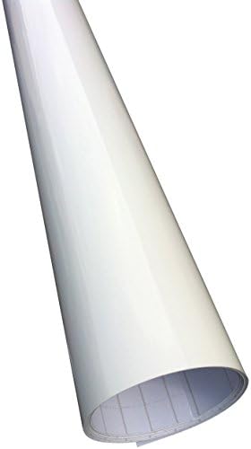 Gloss Vinyl Car Wrap White Kitchen Door Wardrobe Door 1520mm x 610mm
