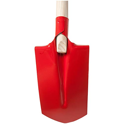 SHW-FIRE | Kabelgrabenschaufel 30x16 cm mit Trittschutz, robuster Spezialstahl, Langer Eschenholzstiel, ideal für schmale Gräben, Schaufel für Drainagen & Kabelverlegung | Made in Germany – Bild 6