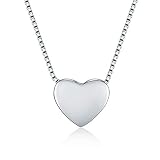 WRISTCHIE Tiny Floating Heart Necklace 18" (Bigger Size)