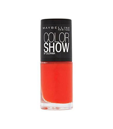 Gemey Maybelline Colour Show Nail Polish – No. 341 Orange Attack