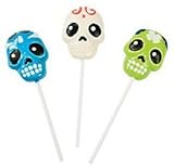 Day of the Dead Frosted Swirl Suckers