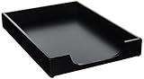 Rolodex 62546 Elegant Warm Metropolitan Look. Desk Tray, Legal, Black