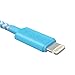 iPhone 6 Charger, 6Ft 2 Pack Long, F-color Nylon Braided Charger Lightning to USB Cord Apple Certified for iPhone 6S 6 Plus 5S 5C iPhone SE, iPad Air 2 3 Mini 2 3 4, iPad Pro iPod Touch 5 Orange Blue