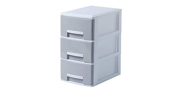 Amazon Com File Cabinet Filing Cabinet Dividers 3 Drawers Dormitory Dormitory Storage Cabinet Clothing Storage Box Plastic Cupboard 172430cm Office Supplies Color Gray Office Products