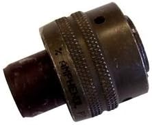 Circular Connector, KPSE Series, Straight Plug, 6 Contacts, Crimp Pin, Bayonet, 10-6