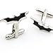 Yiping Stylish Keychain Cufflinks for Men Stylish Business Suit Cuffs Decoration Sleeve Button (Pack of 2)