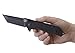 CRKT Ruger 2-Stage EDC Folding Pocket Knife: Heavy Duty Everyday Carry, Black Tanto Blade, Flipper Open, Frame Lock, Steel & Aluminum Handle, 4-Position Pocket Clip R2101K
