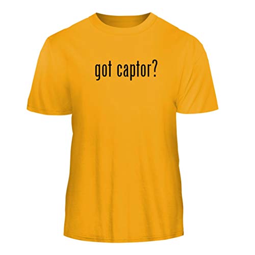 Tracy Gifts got Captor? - Nice Men's Short Sleeve T-Shirt, Gold, X-Large