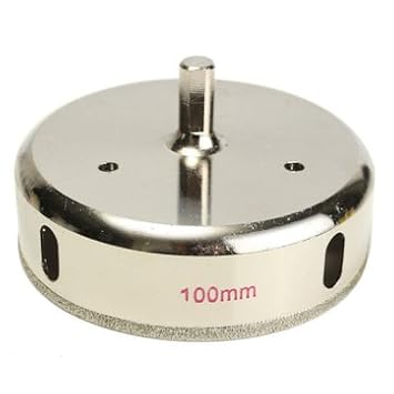 Generic 100Mm Diamond Coated Core Drill Bit Tile Marble Glass Ceramic Hole Saw Cutter