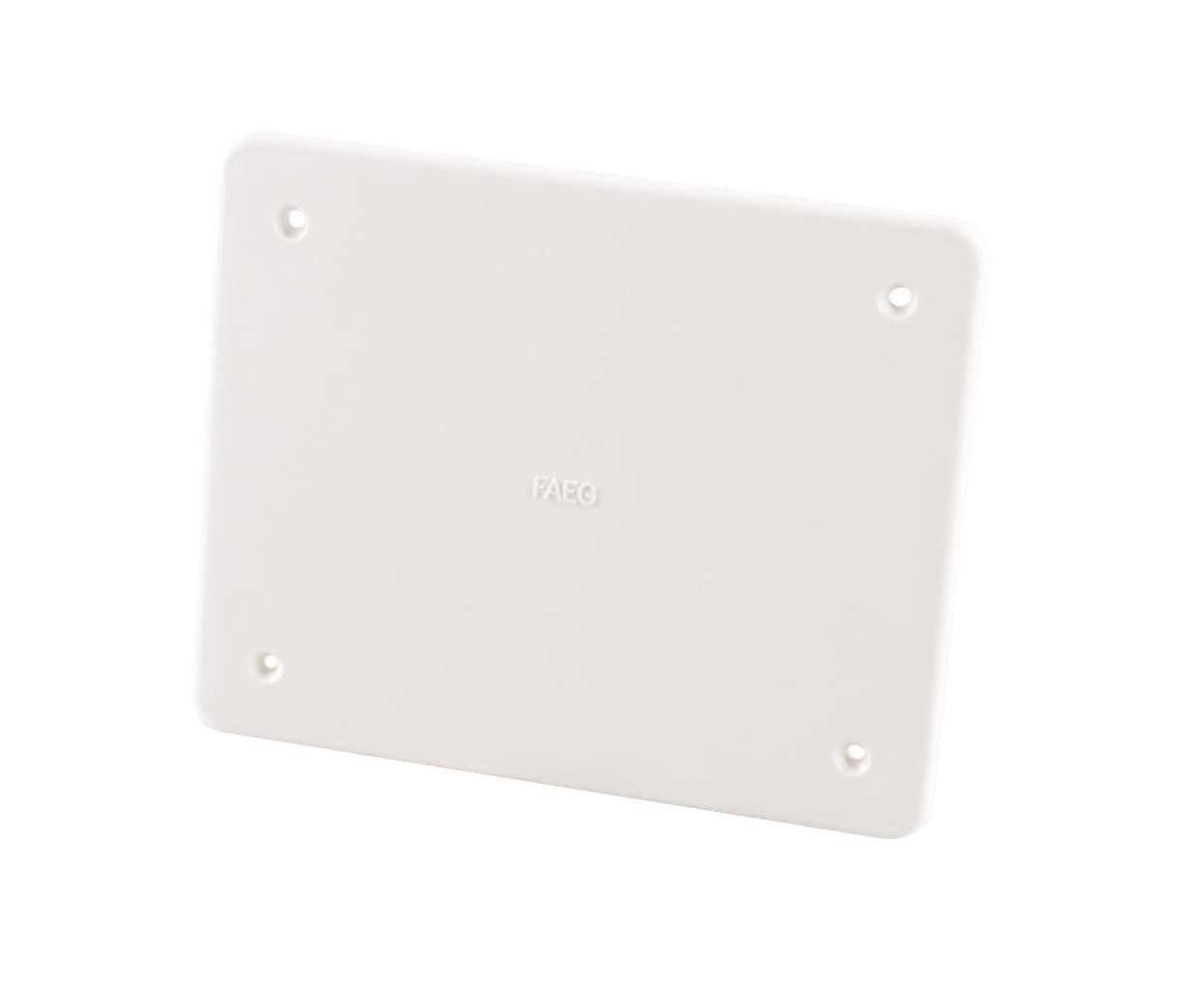 POLY POOL - PP0588.1 White Concealed Electrical Distribution Box Lid - Impact Resistant Technopolymer Electrical Distribution Box Cover with Fixing Screws
