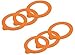 Rubber Le Parfait Glass Canning Jar 100mm Replacement Gaskets for 3 L Super Jars & 1000g Terrine Jars (Large Size) - Pack of 6