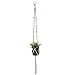 Macrame Plant Hangers Hanging Planters - Handmade 100 Percent Cotton Rope - 50 Inches Long 4 Legs - for Outdoor Indoor - for Pots Up To 10 Inches Diameter - Plant and Pot Not Included
