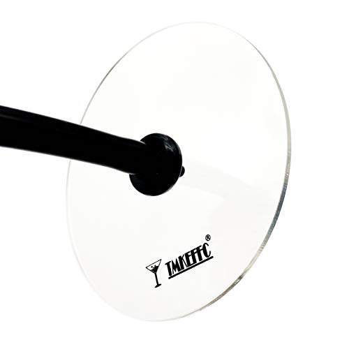 TMKEFFC Smoking Gun Cup Covers for Cocktail Drinks Smoking, Smoke Infuser Lids Suitable for Wine-Cups Goblet Glasses Tumblers Mugs Bowls Diameter Below 4.7 Inches - Thumbnail 5