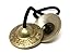 2.25” Diameter Tibetan Tingsha Bell Cymbals Set - Om Nama Shivay Embossed Chimes - Great for Yoga, Meditation, Spiritual, Mindfulness or Relaxation - Handmade in Nepal