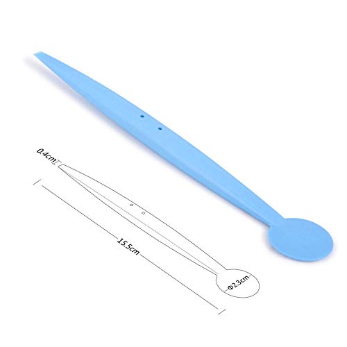 Gomake Upgrade Magnet Vinyl Car Wrapping Micro Squeegee Curves Slot Tint Tool Set - 2 Terminals Shapes - for Installing Vehicle Wraps and Auto Stickers