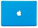 Kuzy - AQUA Blue Rubberized 13inch Hard Case Cover See Thru for NEW Macbook PRO 13.3