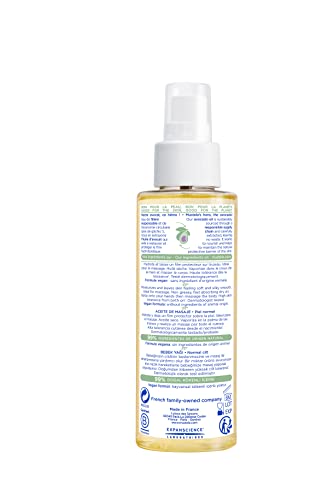 MUSTELA BABY OIL – MOISTURIZING OIL FOR MASSAGE – WITH NATURAL AVOCADO, POMEGRANATE & SUNFLOWER OIL – FROM BIRTH ON – 3.38 FL. OZ