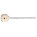 Vic Firth VICKICK BASS DRUM BEATER-- Medium-hard Felt, Radial Head