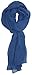 Ted and Jack - Solid Silk Lightweight Accent Scarf (Denim Blue)