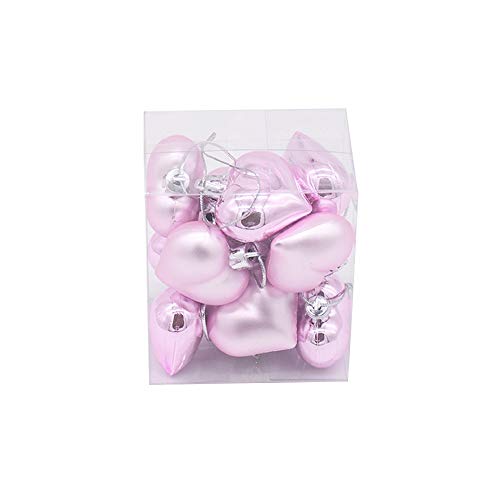 image for Zainafacai 12 Pack Christmas Tree Ornaments Set Mini Shatterproof Holi