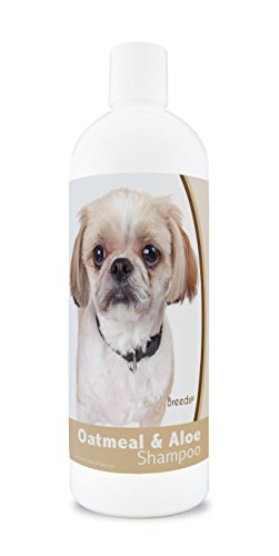 Healthy Breeds Oatmeal Dog Shampoo for Dry Itchy Skin for Peekapoo - Over 200 Breeds - 16 oz - Mild & Gentle for Sensitive Skin - Hypoallergenic Formula & pH Balanced