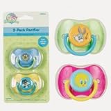 Baby Looney Tunes 2 Pacifiers Bpa Free, Blue,yellow,green,pink