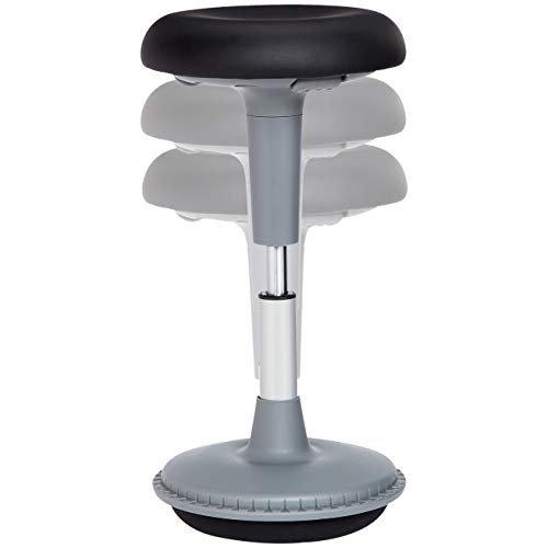 AmazonBasics Adjustable Tilt Stool, Black