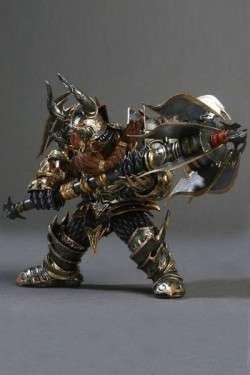 WORLD OF WARCRAFT SERIES 1 DWARF WARRIOR THARGAS ANVILMAR FIGURE by DC Unlimited