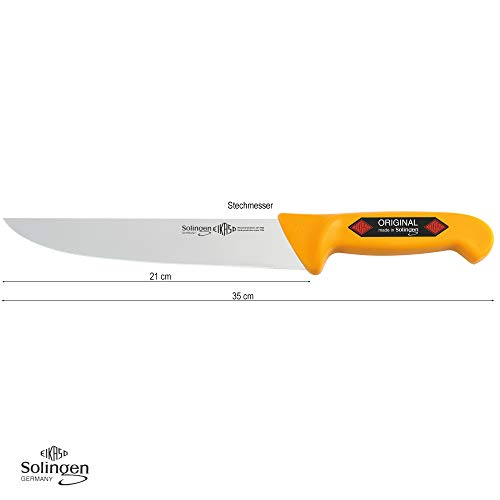 EIKASO Solingen Germany 7-Teiliges Profi Messer Set, geeignet als Metzgermesser, Fleischermesser, Schlachtermesser, Ausbeinmesser & Kochmesser – Bild 4