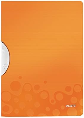 LEITZ Wow COLORCLIP PP File Orange PK10