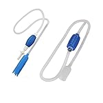 Lezed Acquario Ghiaia Sifone Cleaner Pompa Sifone Aspirarifiuti per Pulizia Acquario Cambio Acqua Acquario Pompa sifone…