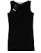 Moxeay Extra Long Tank Top for Women Stretch Cotton Tank Top Layering Tank Top(XL, Black)