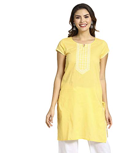 Embroidered Cotton Kurta