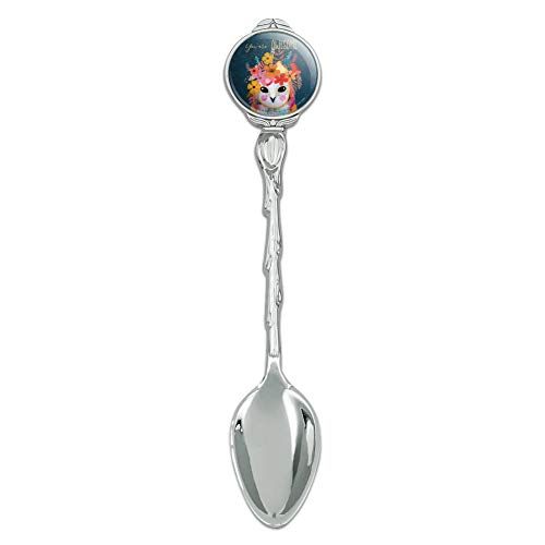 You are Owlsome Awesome Owl Flowers Novelty Collectible Demitasse Tea Coffee Spoon
