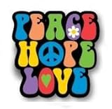 Optari Mini Fobbz ‘Sol Tote Bag Charm’ - Peace Hope Love