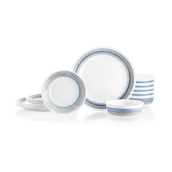 Corelle Chip Resistant Dinnerware Set. Service for 6, 18Piece