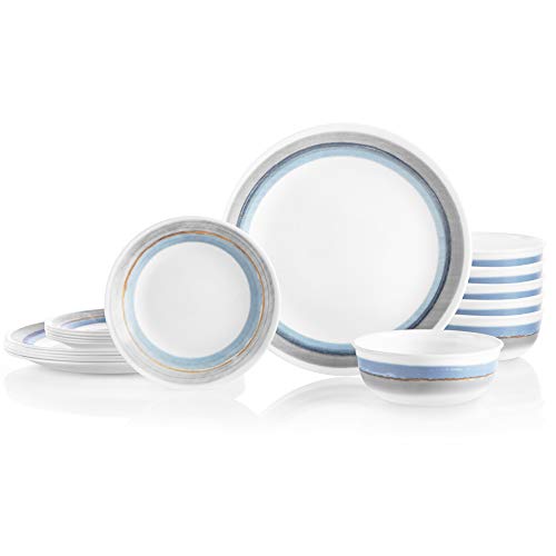 Corelle Chip Resistant Dinnerware Set. Service for 6, 18Piece